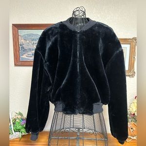 Fuzzy, Warm Trauma light bomber jacket